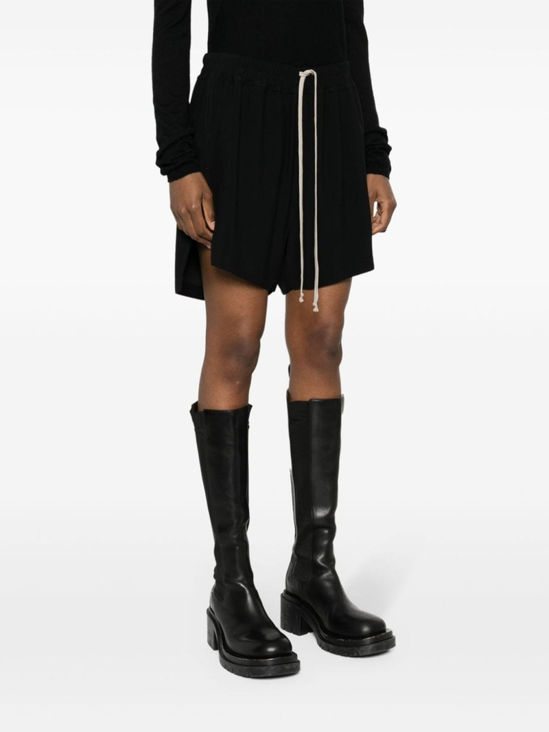 drawstring-waist side-slit shorts 3