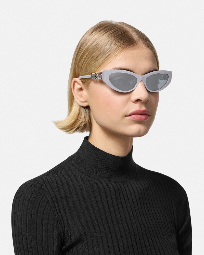 Greca Strass Cat-Eye Sunglasses 4