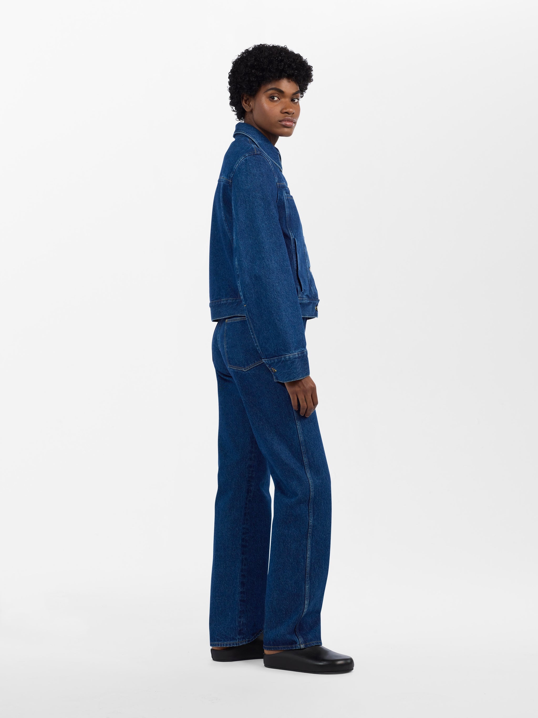 STUDIO NICHOLSON｜JEANS (ARAL DENIM PANT BLEACH WASH (A Studio Nicholson Aral Denim Pant | REVERSIBLE