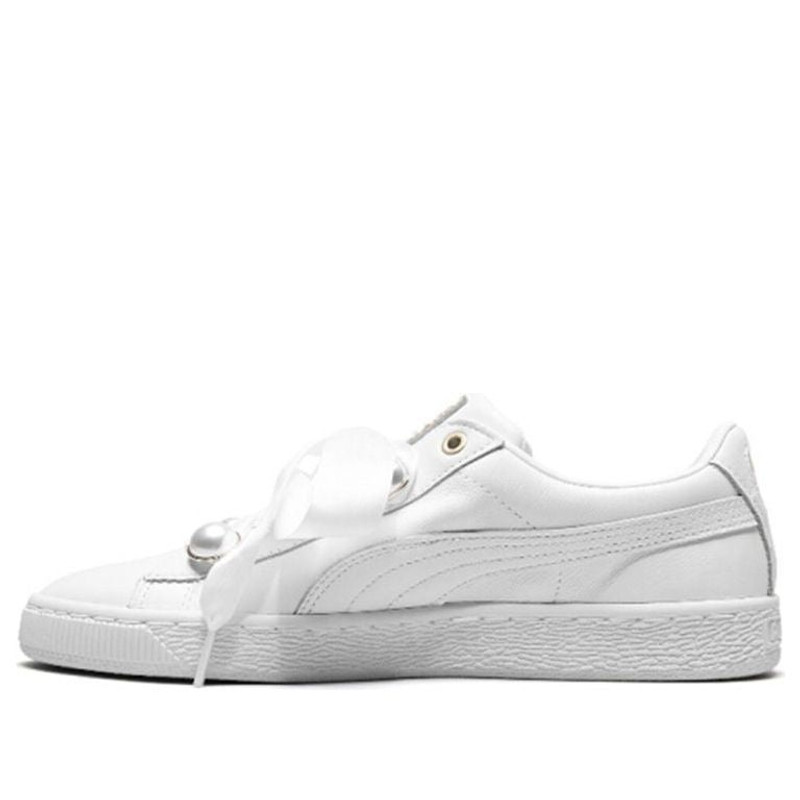 (WMNS) PUMA Suede Platform Bling 'White' 366732-01 - 1