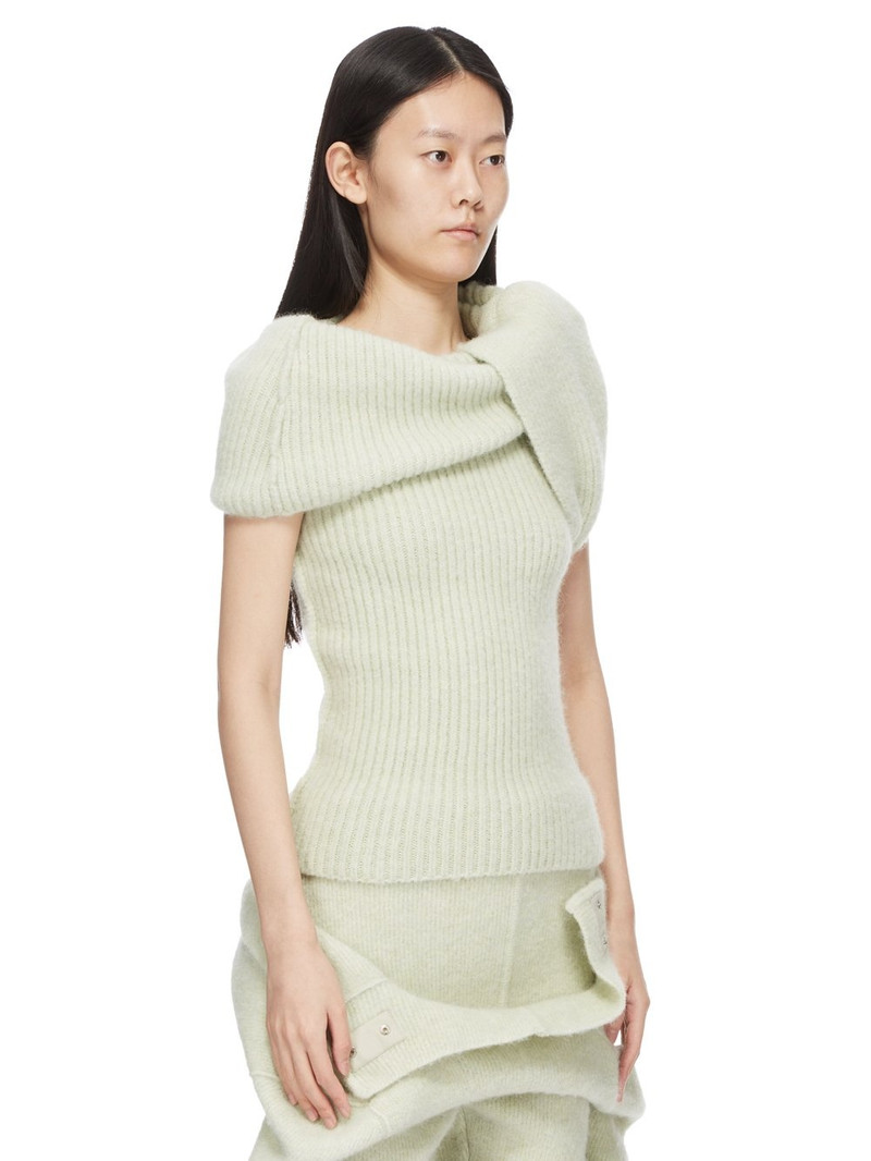 Banded T knitted top 2