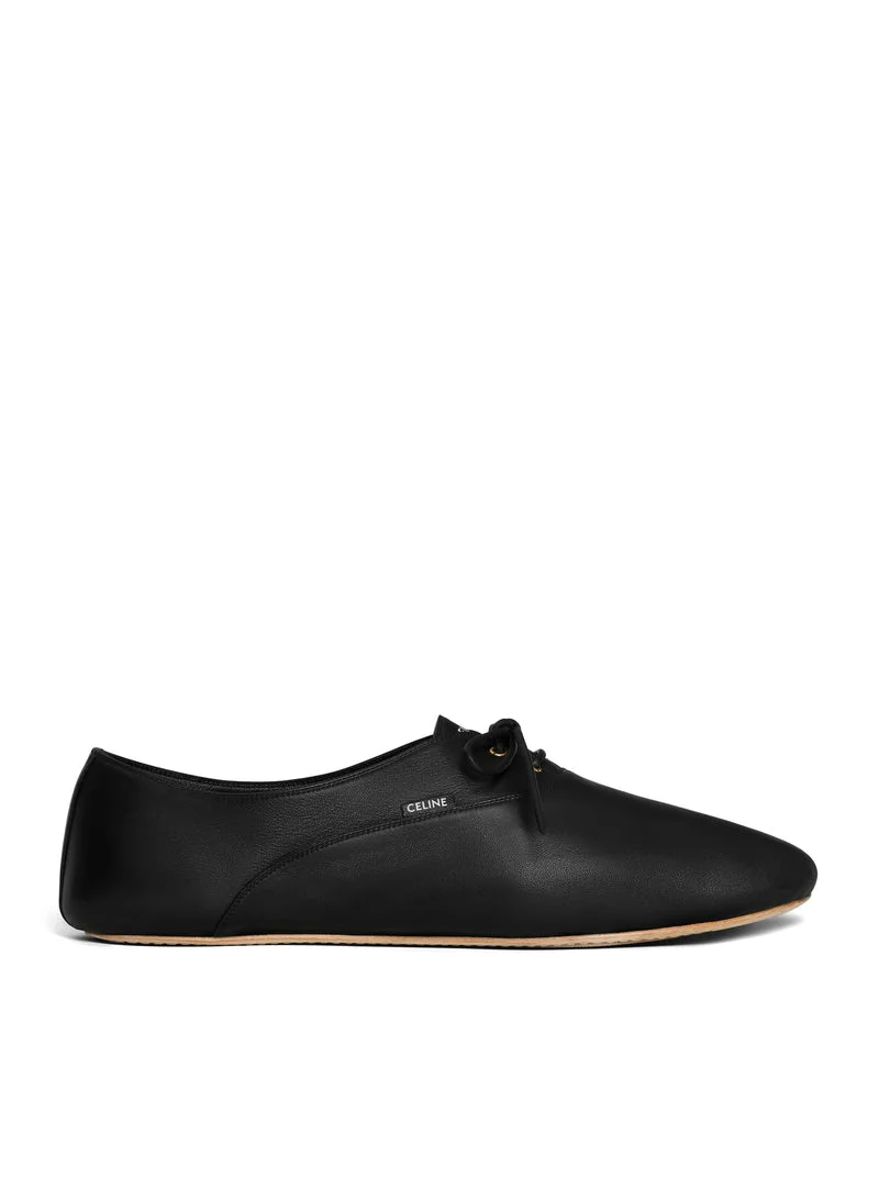 Celine Women Lambskin Lace-Up Ballet Flats - 1