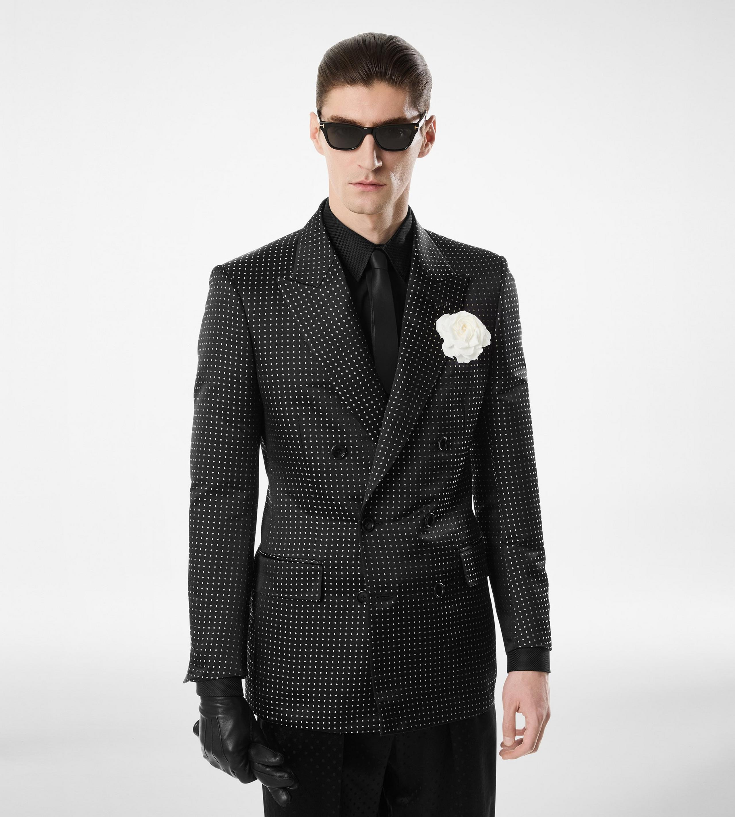 DUCHESSE POLKA DOT JACQUARD JACKET - 3