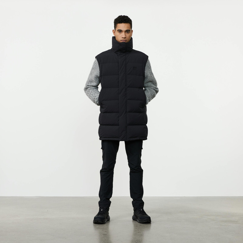 66°NORTH Krafla Long-length down vest (Unisex) outlook