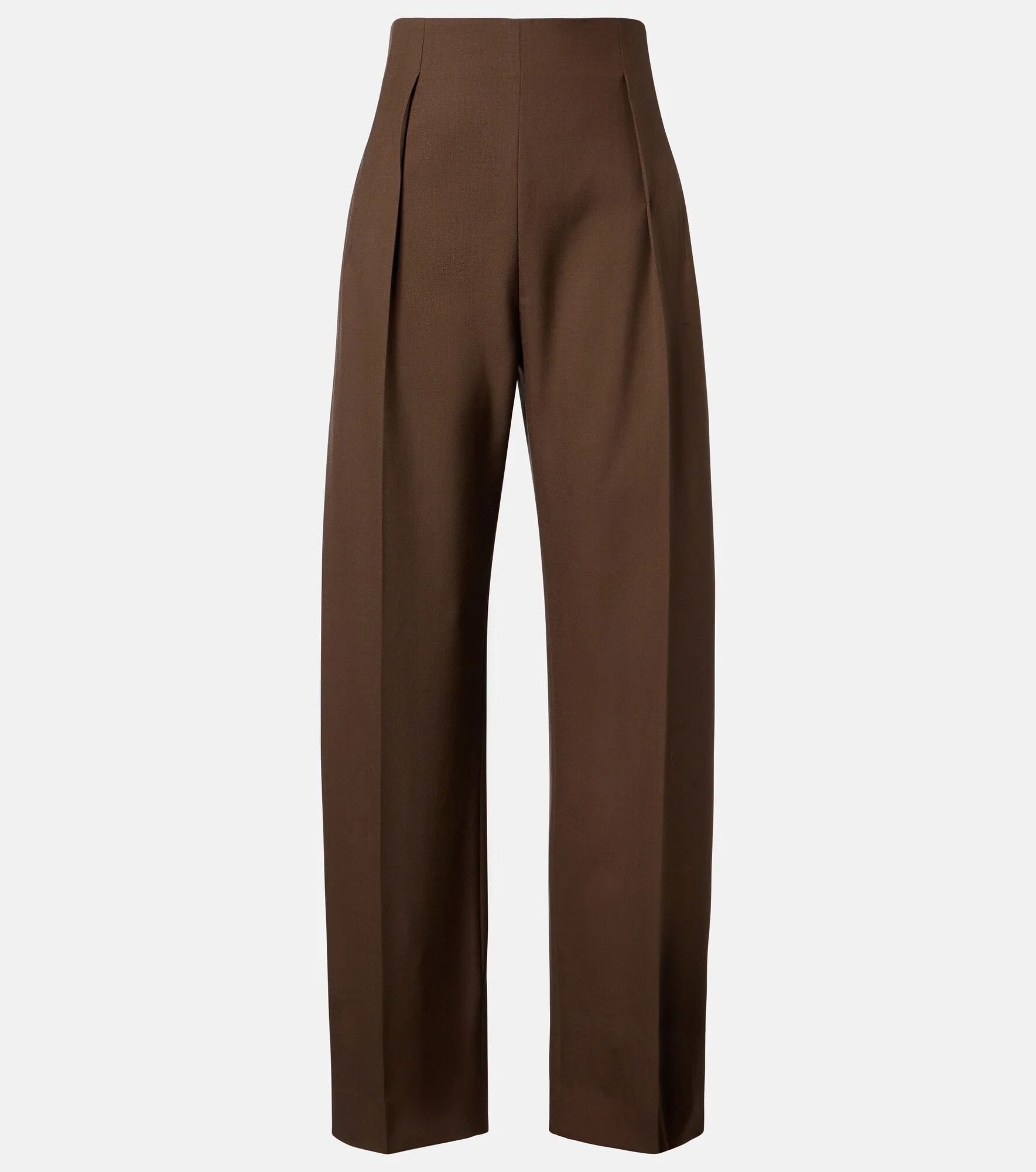 Somera pleated virgin wool straight pants - 1