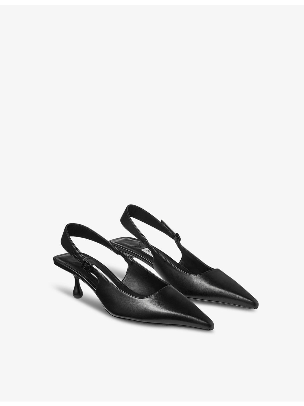 Amel 50 slingback leather heeled courts - 4