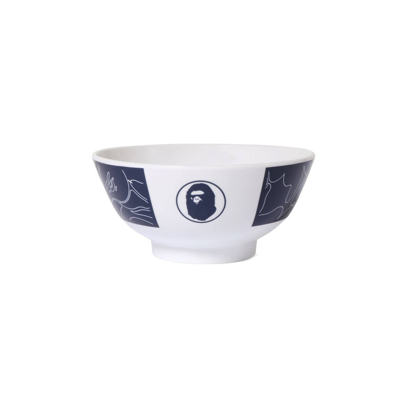 BAPE Solid Camo Rice Bowl 'White' - 1