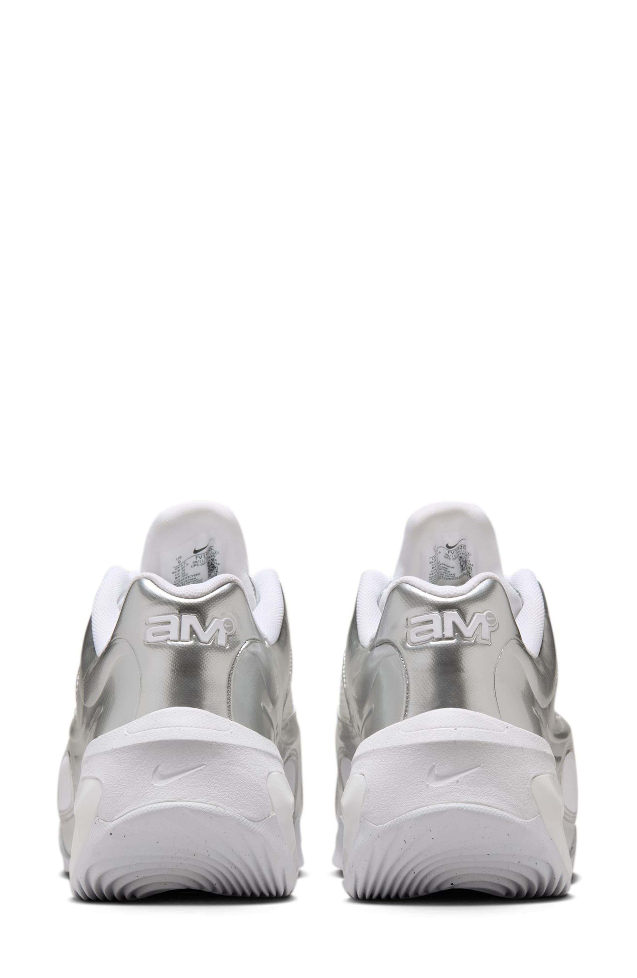Nike Air Max Muse Sneaker in White/Silver at Nordstrom - 6
