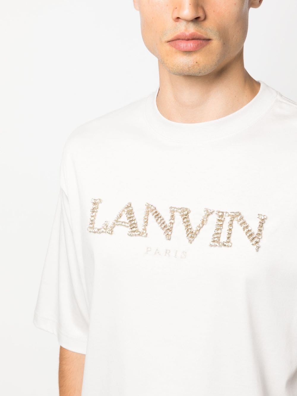 LOGO-EMBROIDERED COTTON T-SHIRT - 3