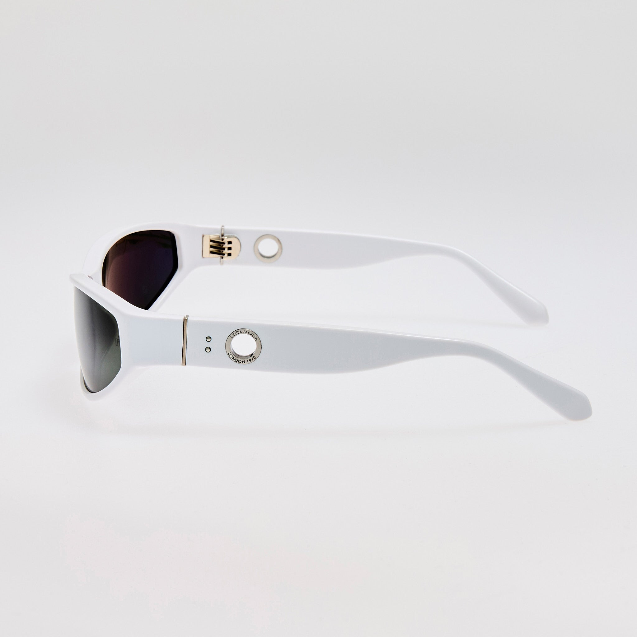 Etain Sunglasses in White - 4