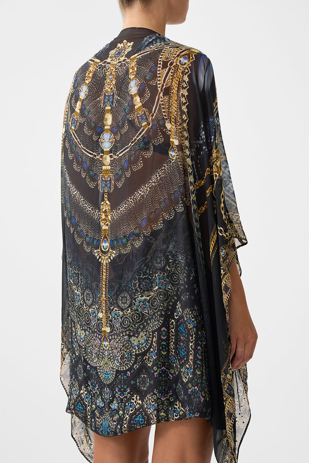 SILK CHIFFON SHRUG - 5