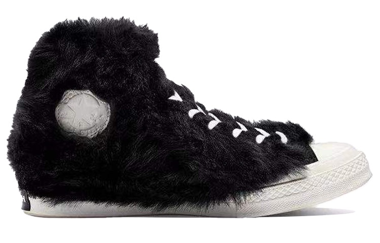 Converse AMBUSH x Chuck 70 High 'Fuzzy - Black Egret' 170586C - 2