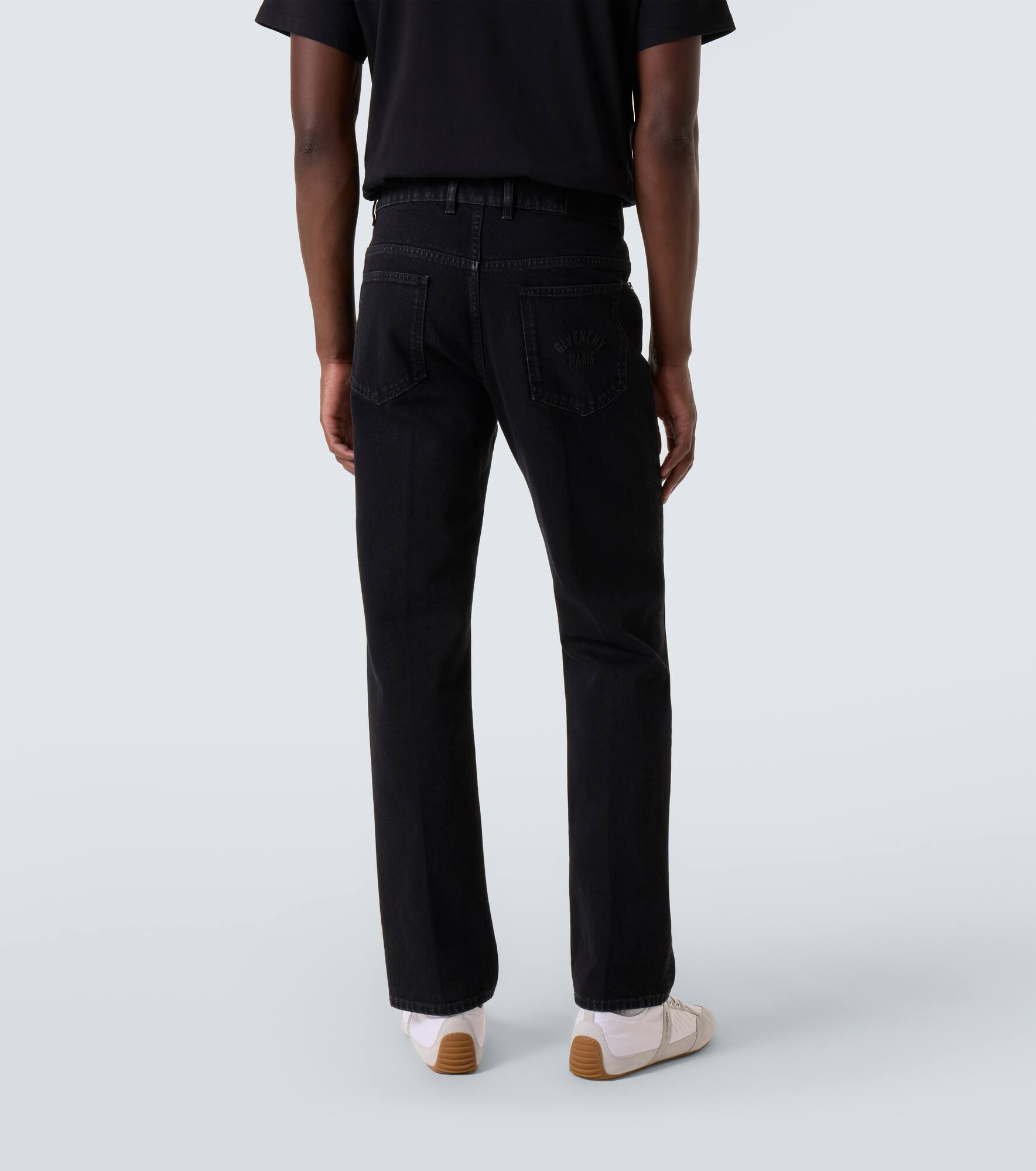 Mid-rise straight jeans - 4