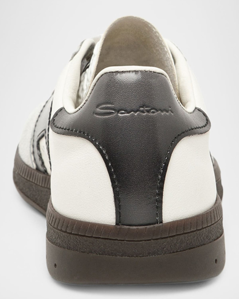 DBS Oly Mixed Leather Low-Top Sneakers 6