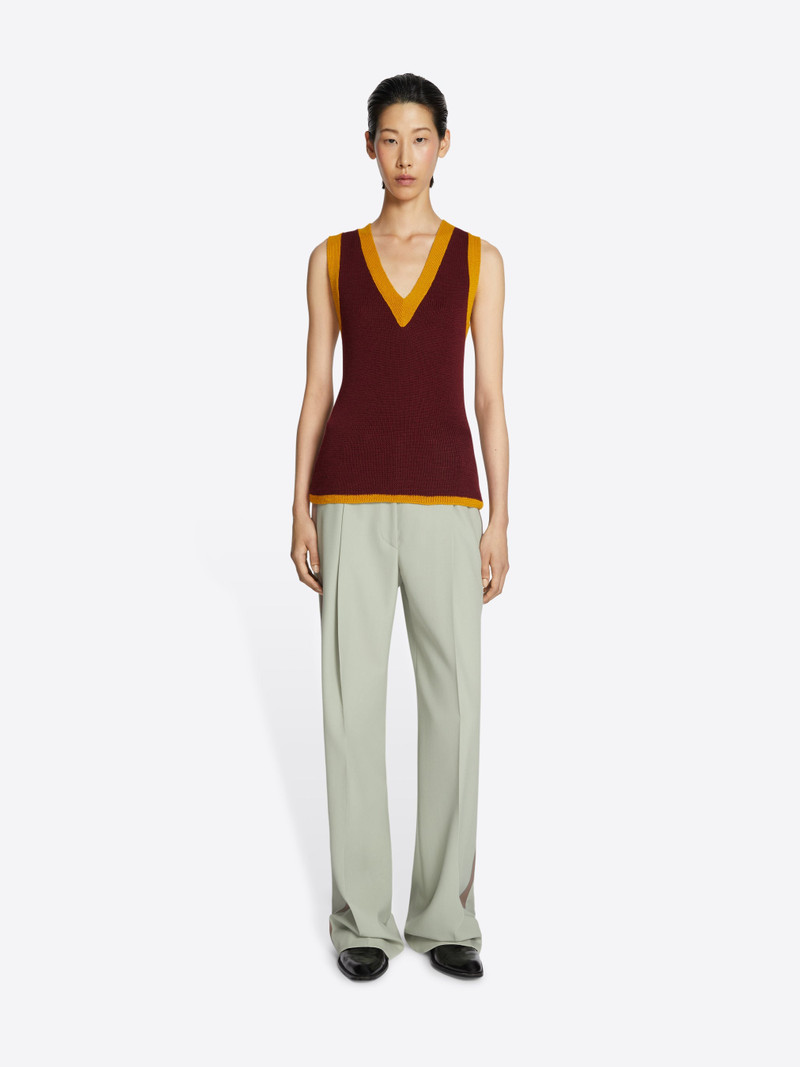 Dries Van Noten PLEATED TUXEDO PANTS outlook