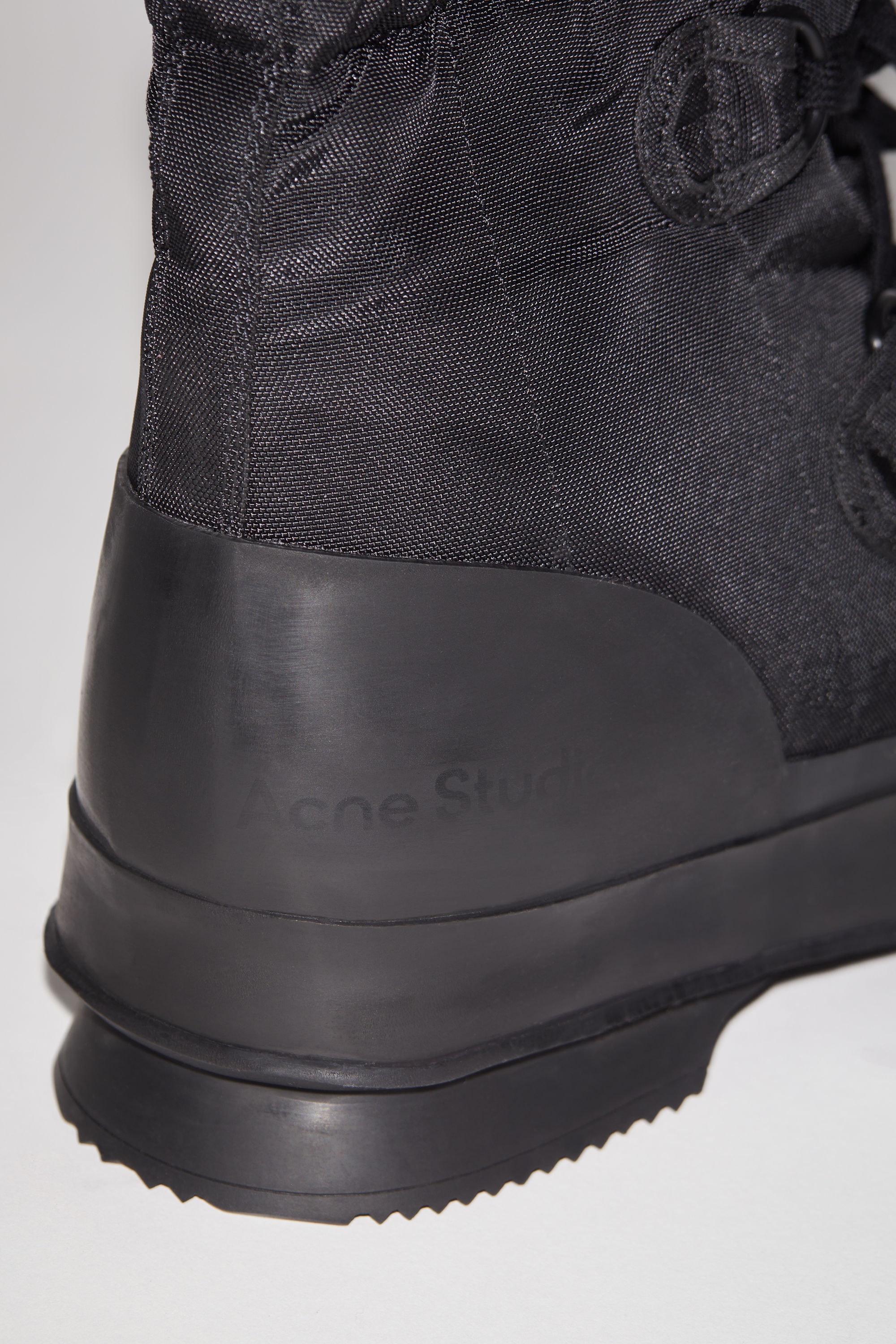 Acne Studios Lace up boots Black REVERSIBLE