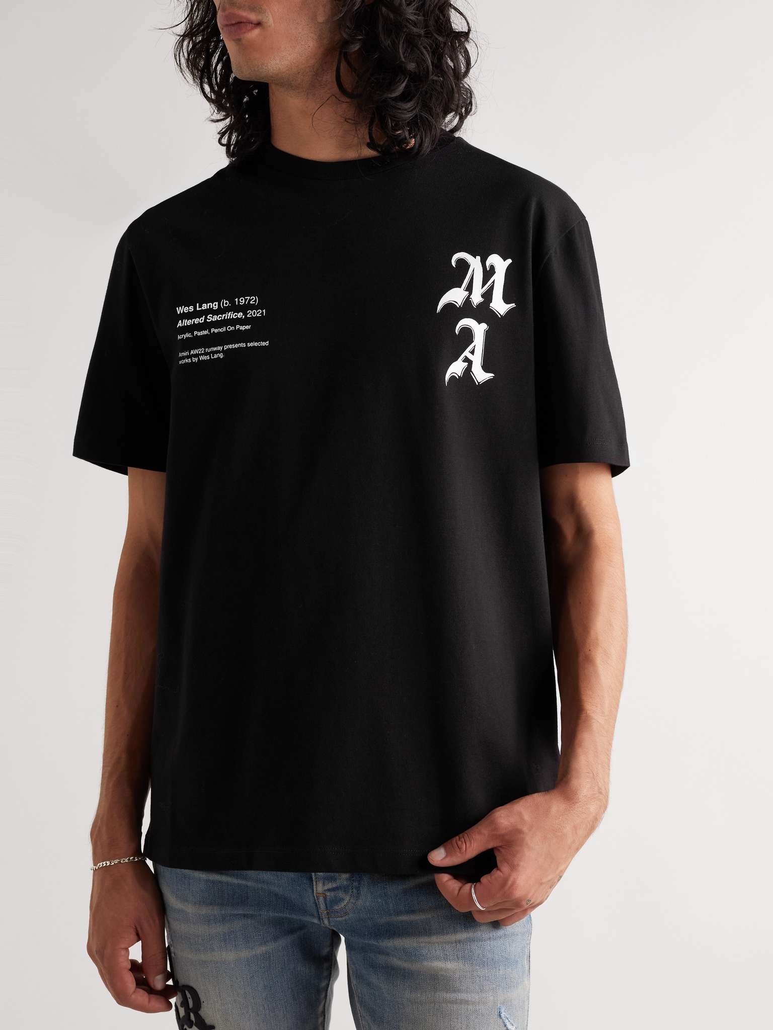 + Wes Lang Printed Cotton-Jersey T-Shirt - 4