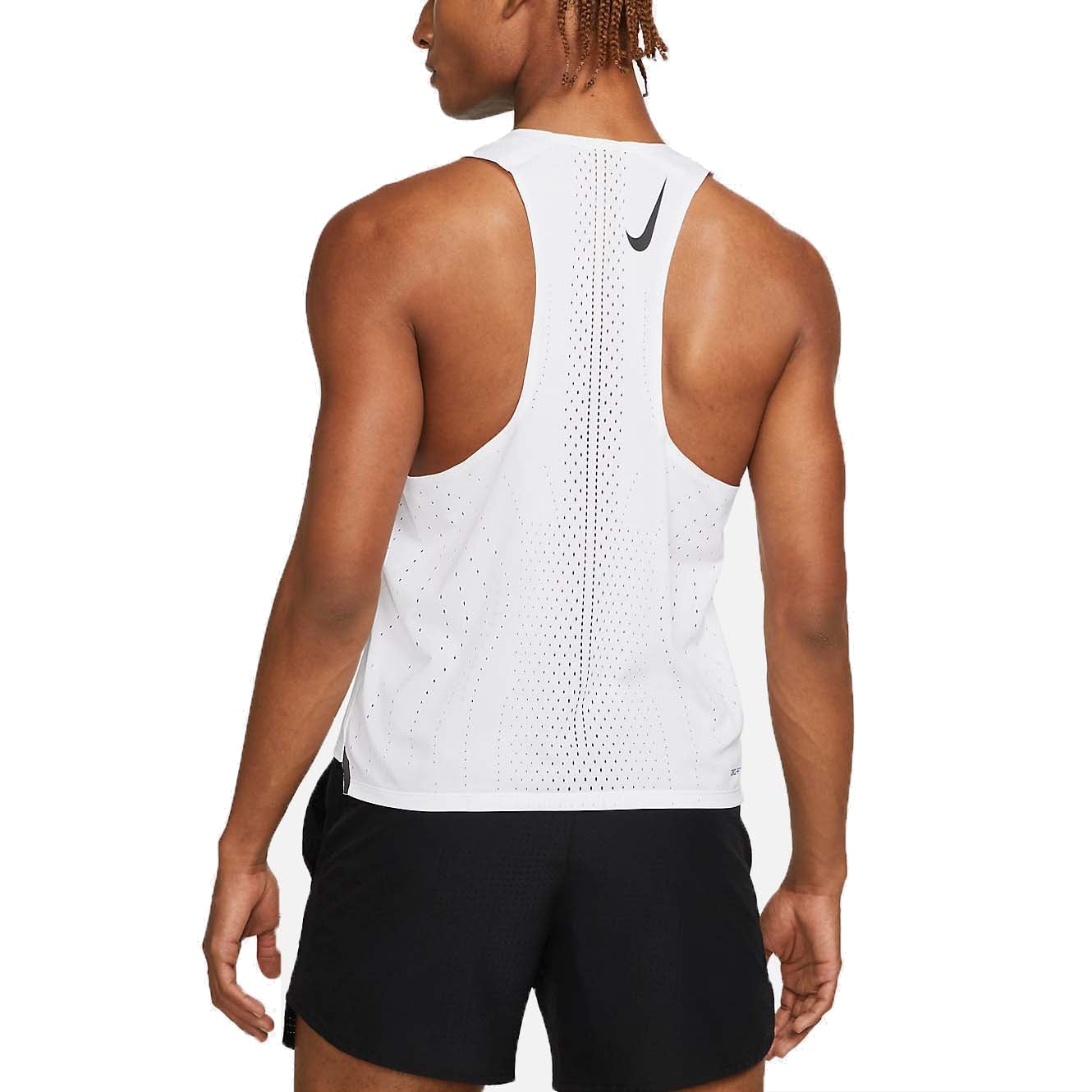 Nike Dri-FIT ADV AeroSwift Racing Vest 'White' DM4624-100 - 2
