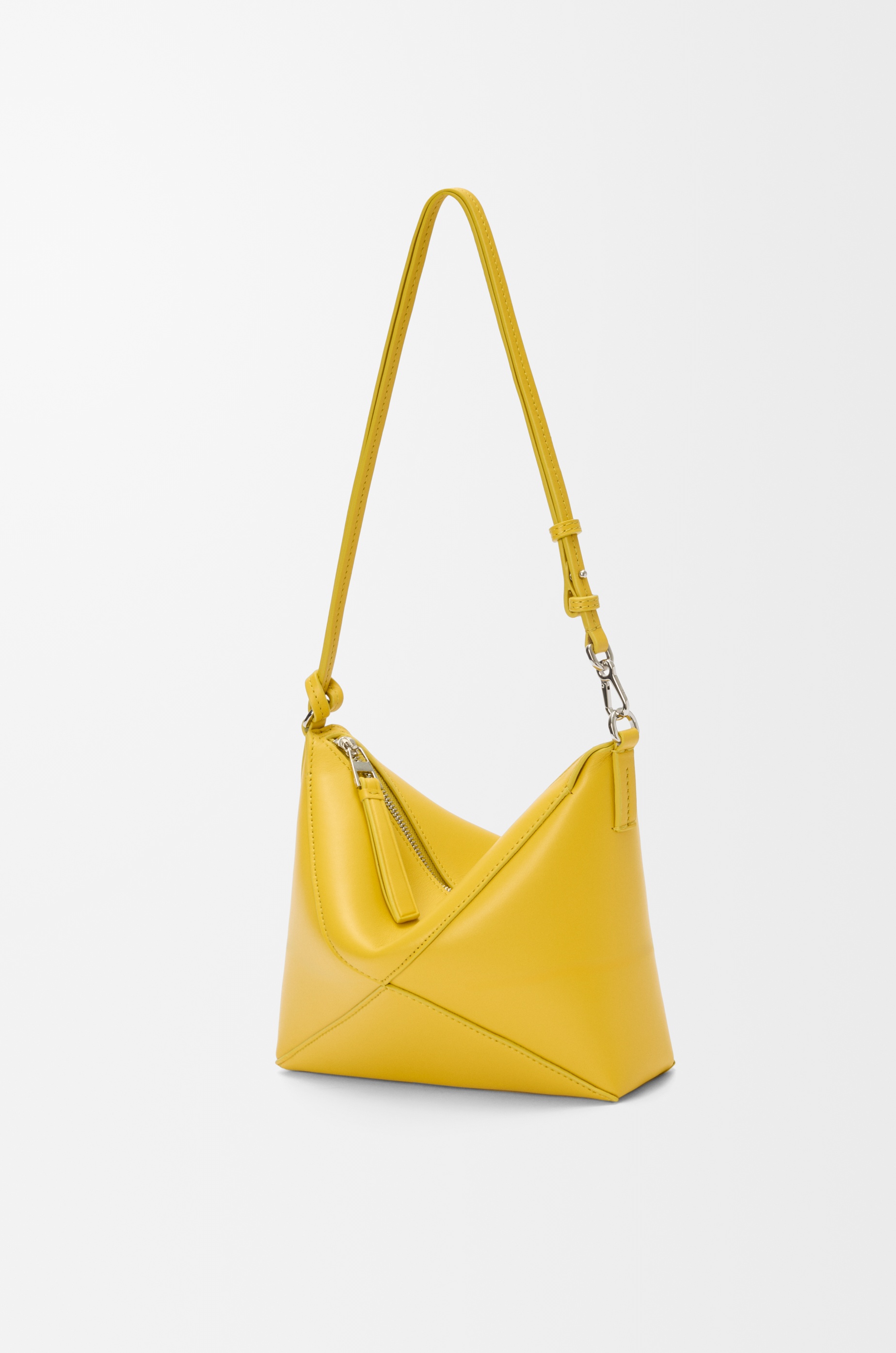Puzzle Fold pouch in shiny nappa calfskin - 3