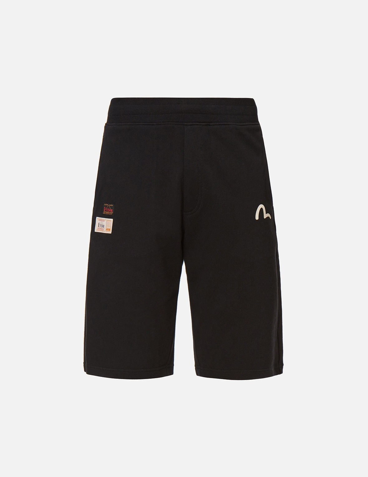 TWO TONE DAICOCK PRINT SWEAT SHORTS - 1