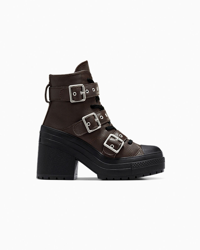 Chuck 70 De Luxe Heel Leather & Buckles 1