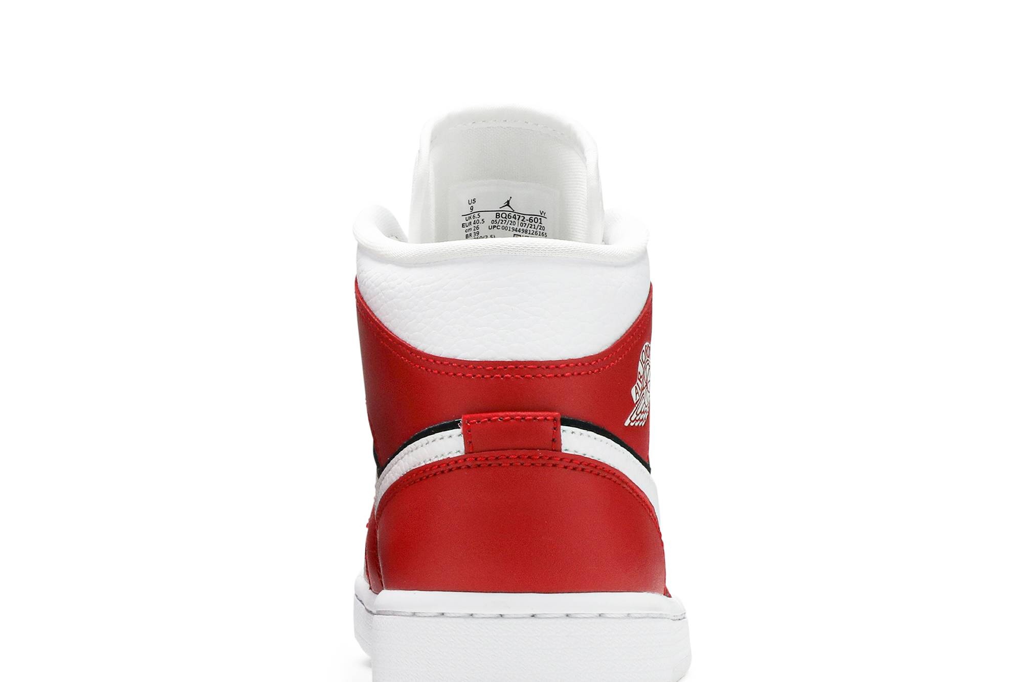 Wmns Air Jordan 1 Mid 'Gym Red Black' - 7
