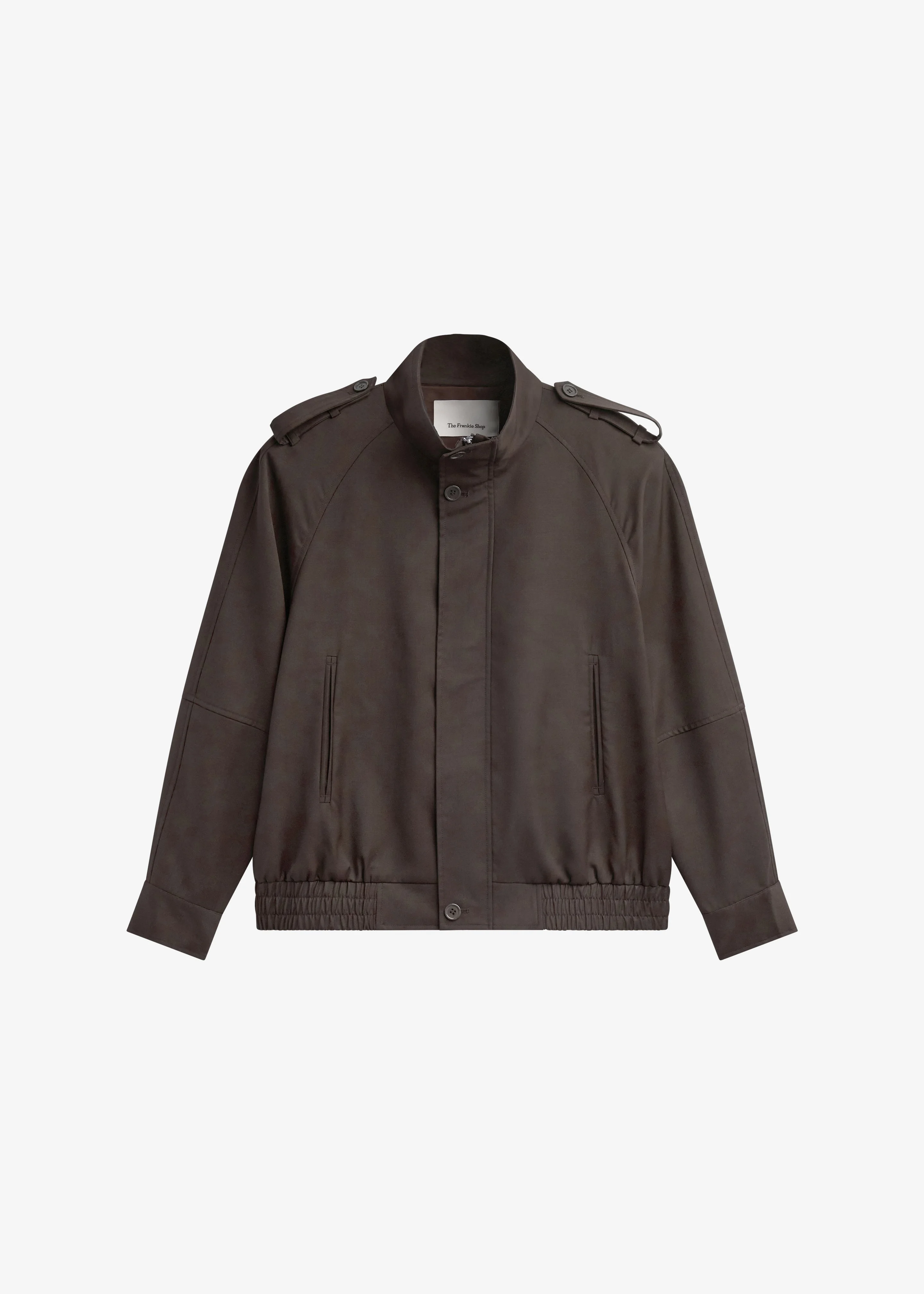 Kelly Padded Blouson - Brown - 1