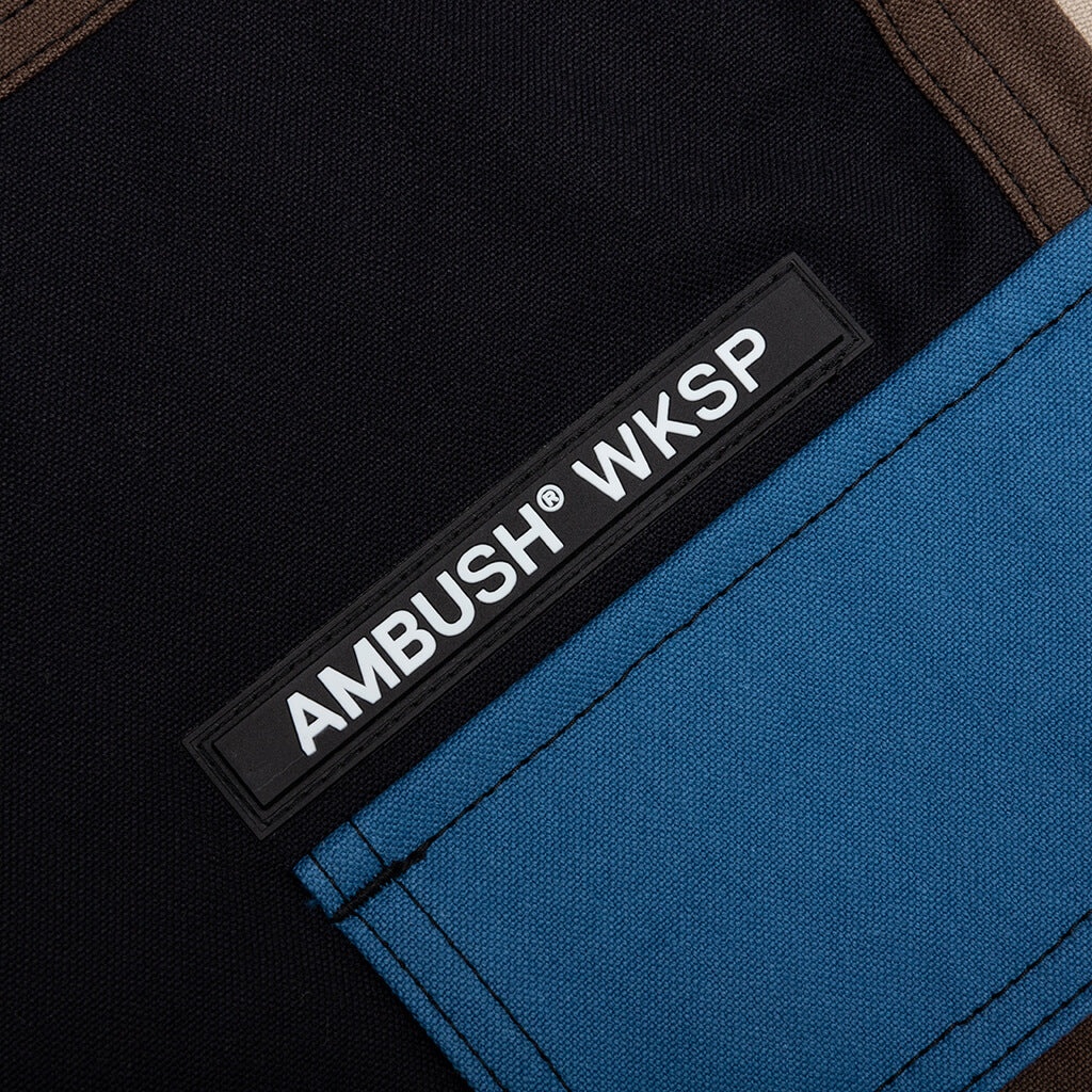 AMBUSH PANELLED CARGO SHORTS - BROWN - 3
