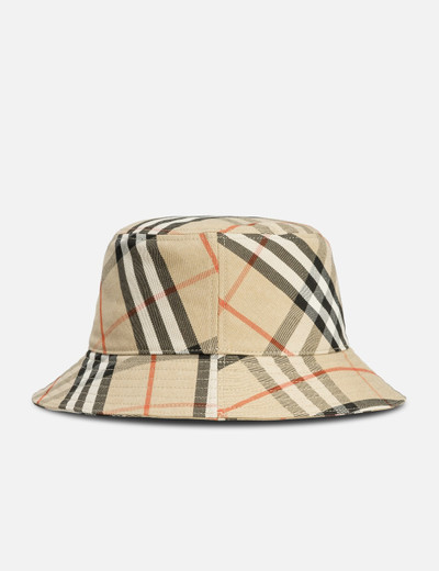 Burberry CHECK COTTON BLEND BUCKET HAT outlook