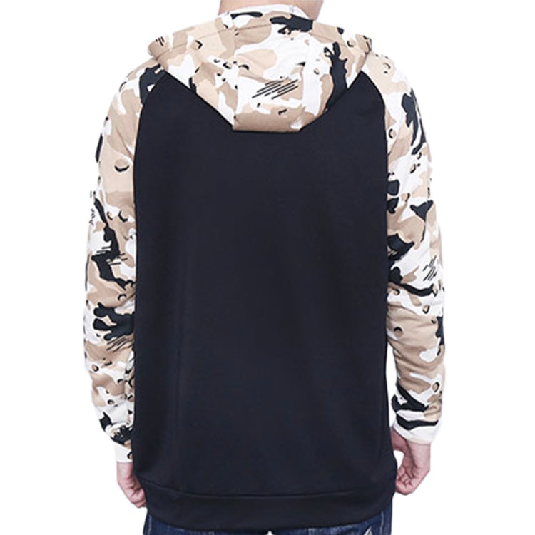 Men's Nike Camouflage Splicing Jacket Black AQ1139-010 - 5