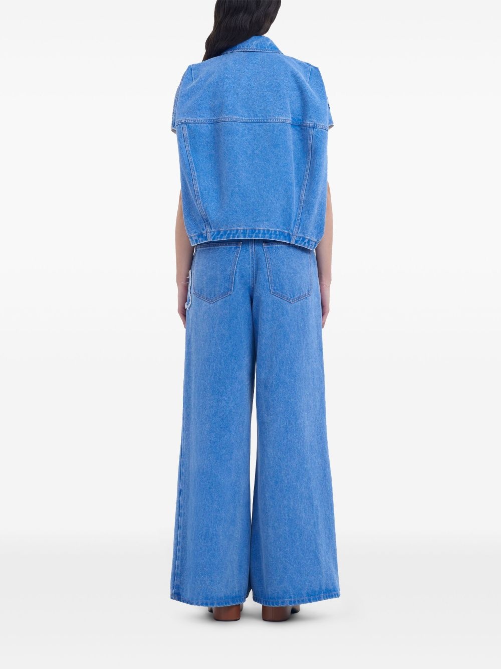 wide-leg jeans - 4