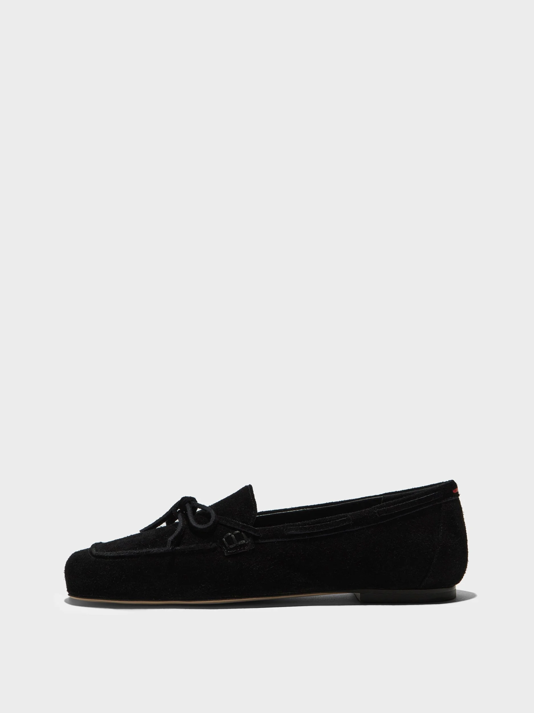 활 꼬리 suede loafers - 1