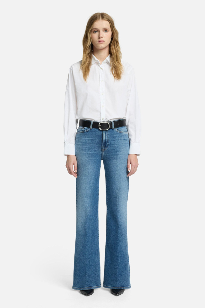 7 For All Mankind TAILORLESS MODERN DOJO in Luxe Vintage Oceanstone outlook