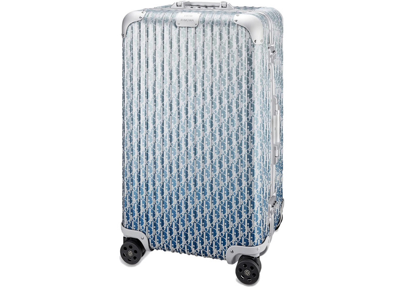 Dior Dior x RIMOWA 4-Wheel Large Suitcase Aluminium Dior Oblique Blue Gradient outlook
