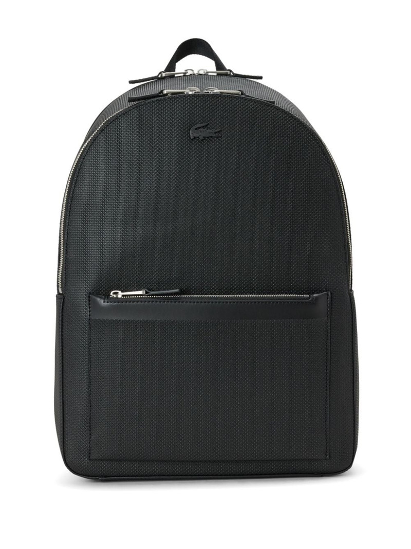 Chantaco logo-embossed leather backpack 1