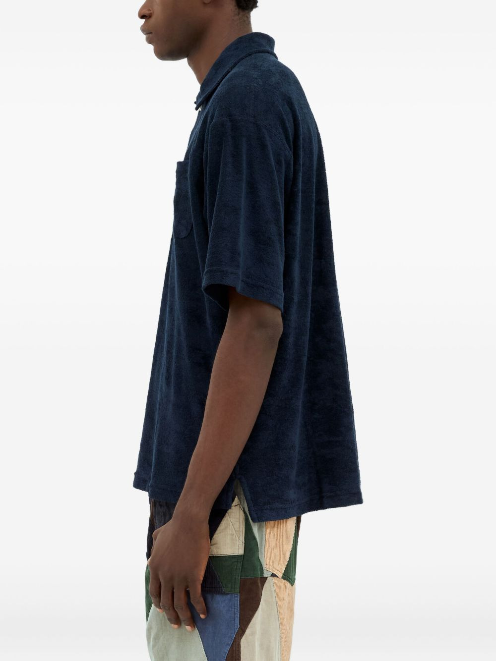 terry-cloth polo shirt - 3