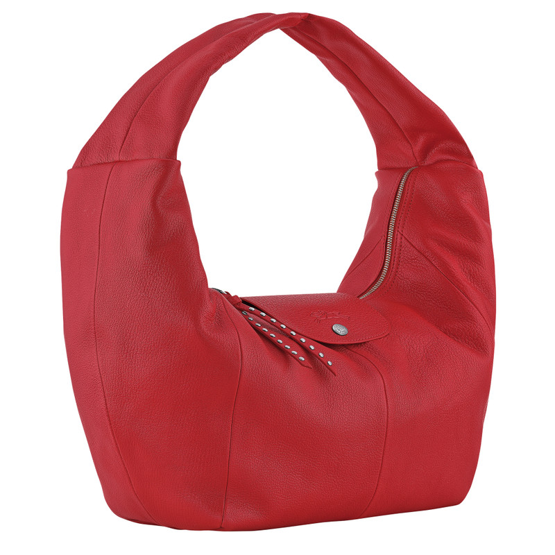 Le Pliage Xtra L Hobo bag Red - Leather 3