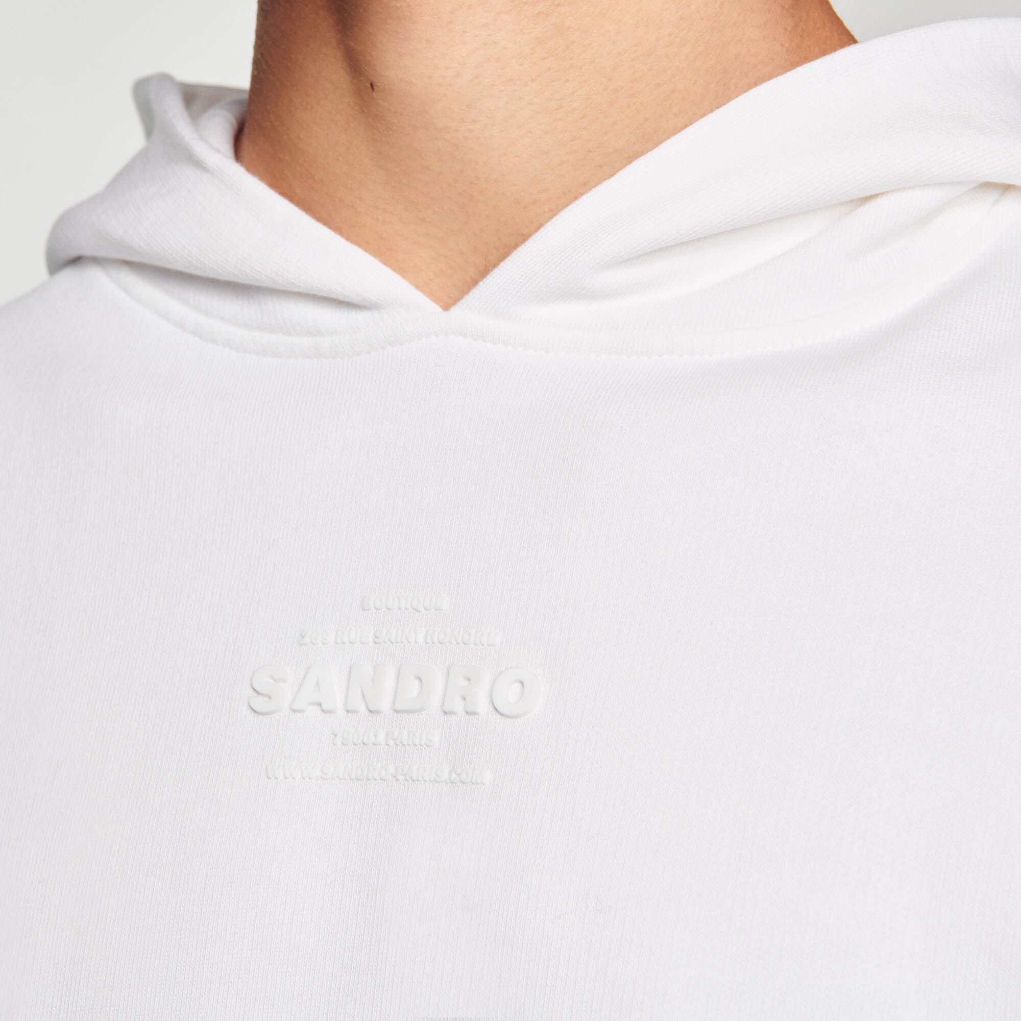 HOODED SWEATSHIRT WITH RUBBER LOGO - 4