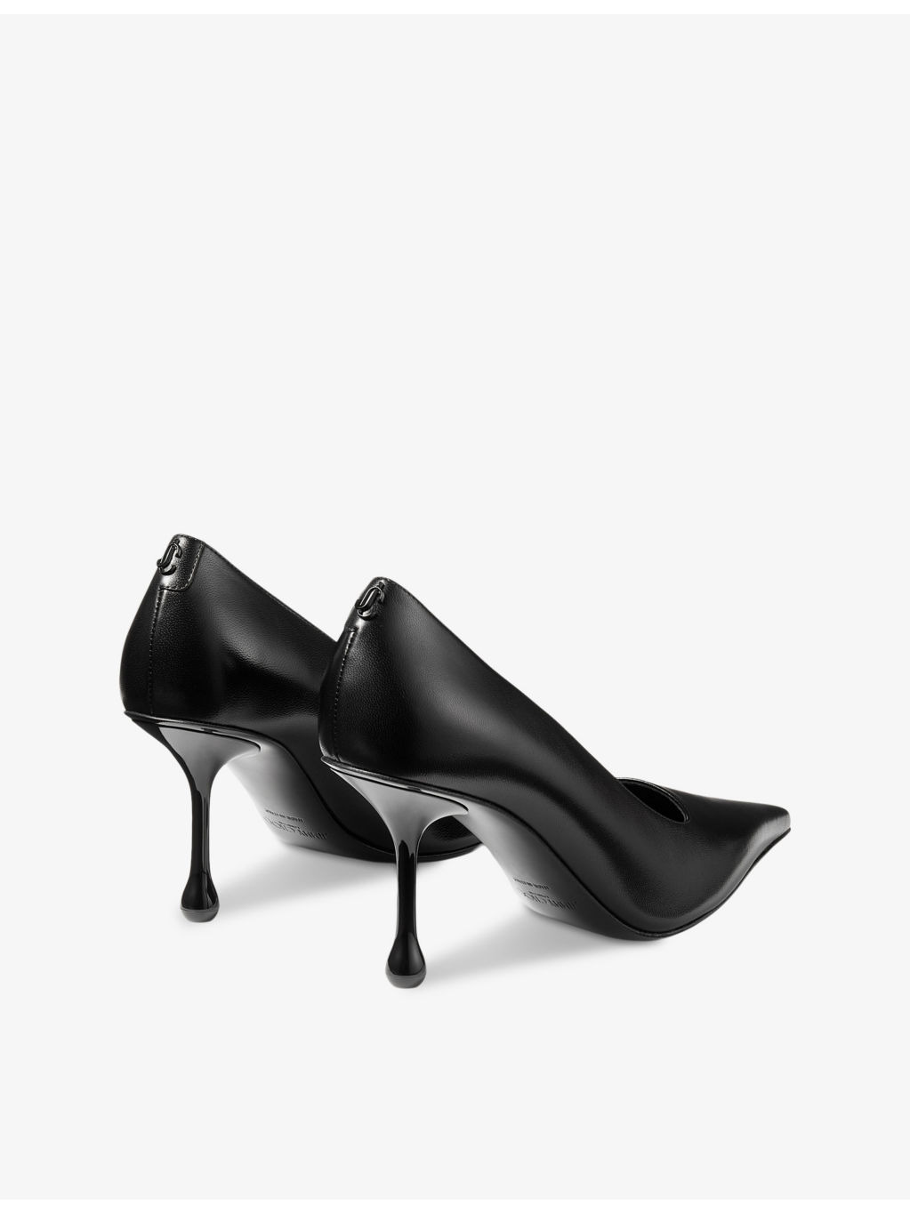 Ixia 80 logo-embellished leather heeled courts - 4