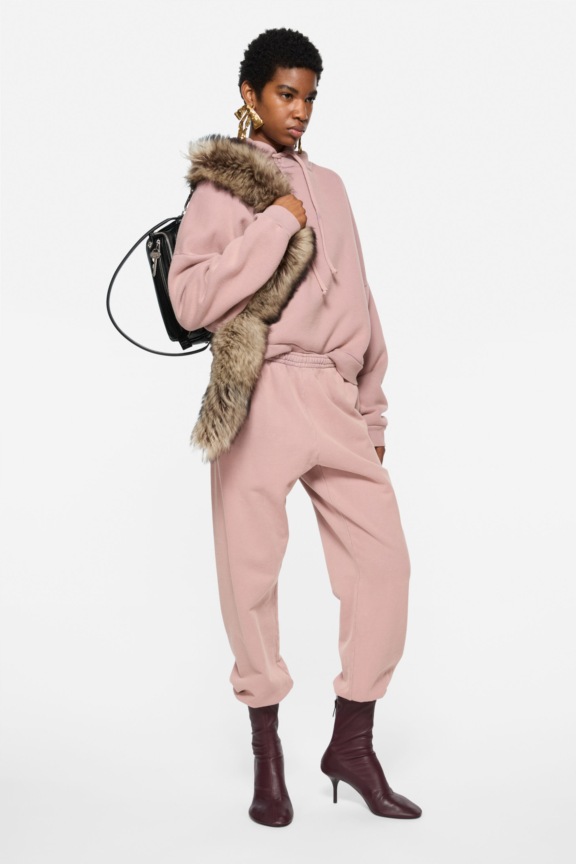Cotton sweatpants - Lavender purple - 2