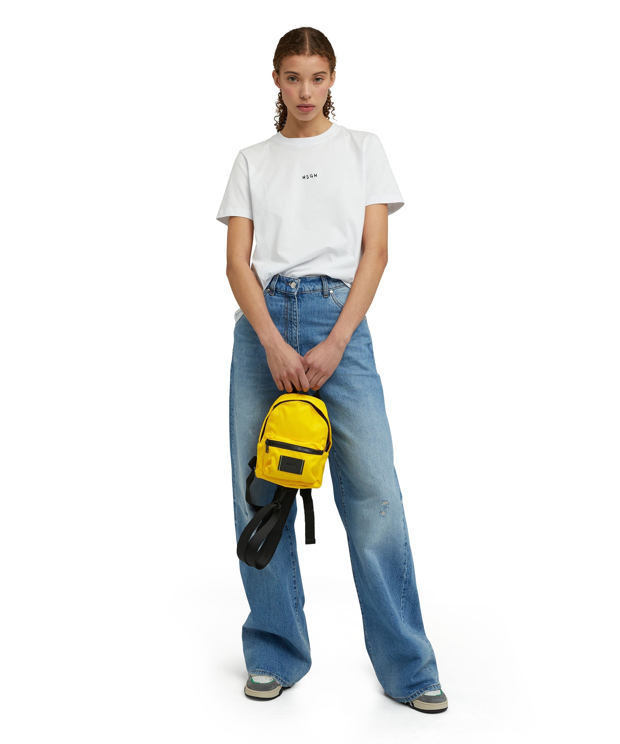MSGM signature nylon mini backpack - 5
