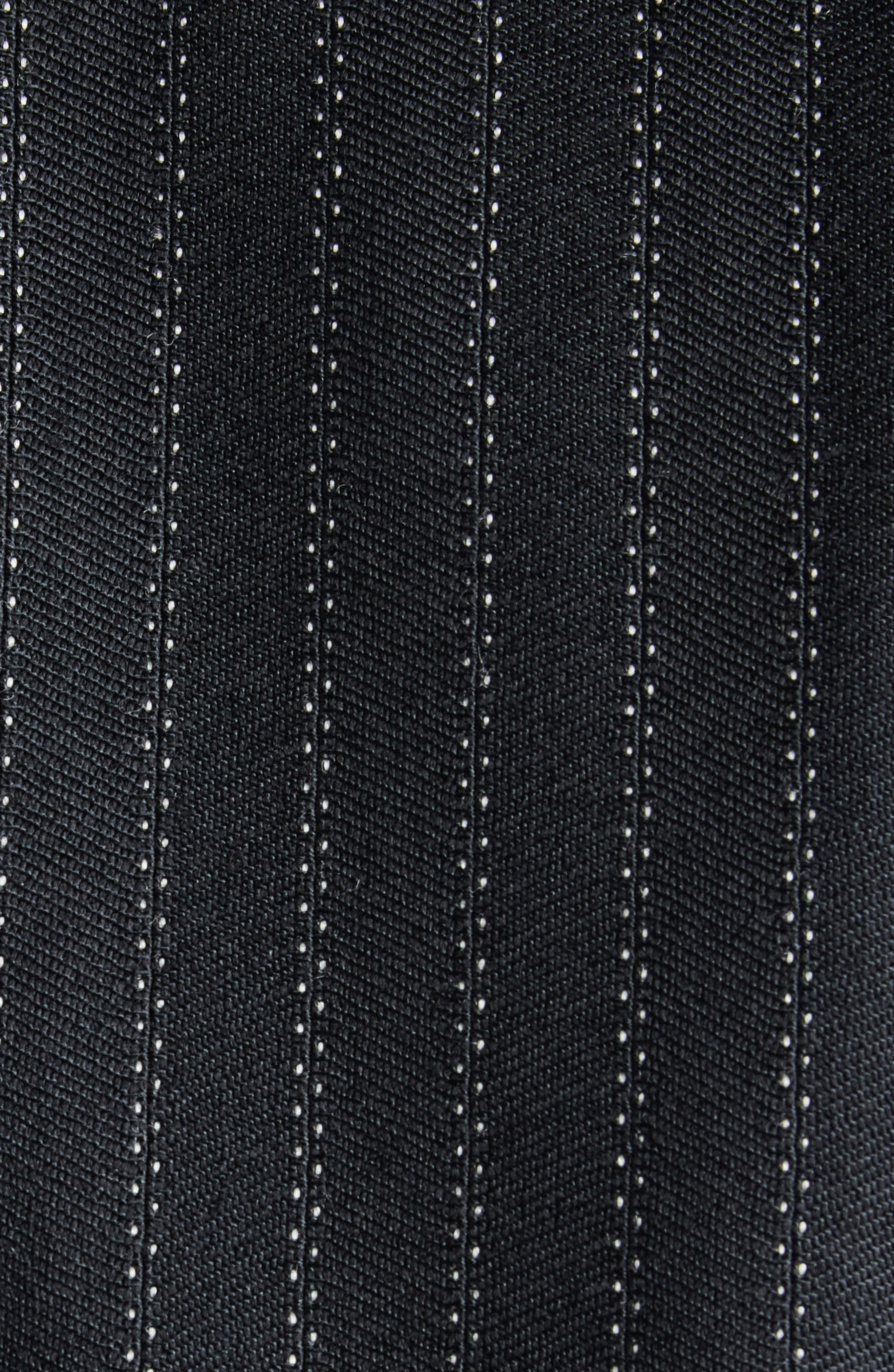 Isabel Marant Nahia Pinstripe Wool Blend Blazer in Black at Nordstrom - 5