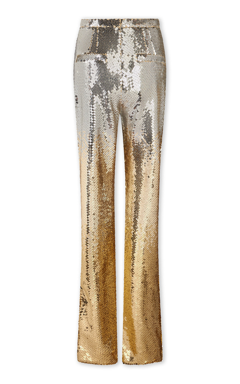 sequin-embellished 슬림핏 바지 6
