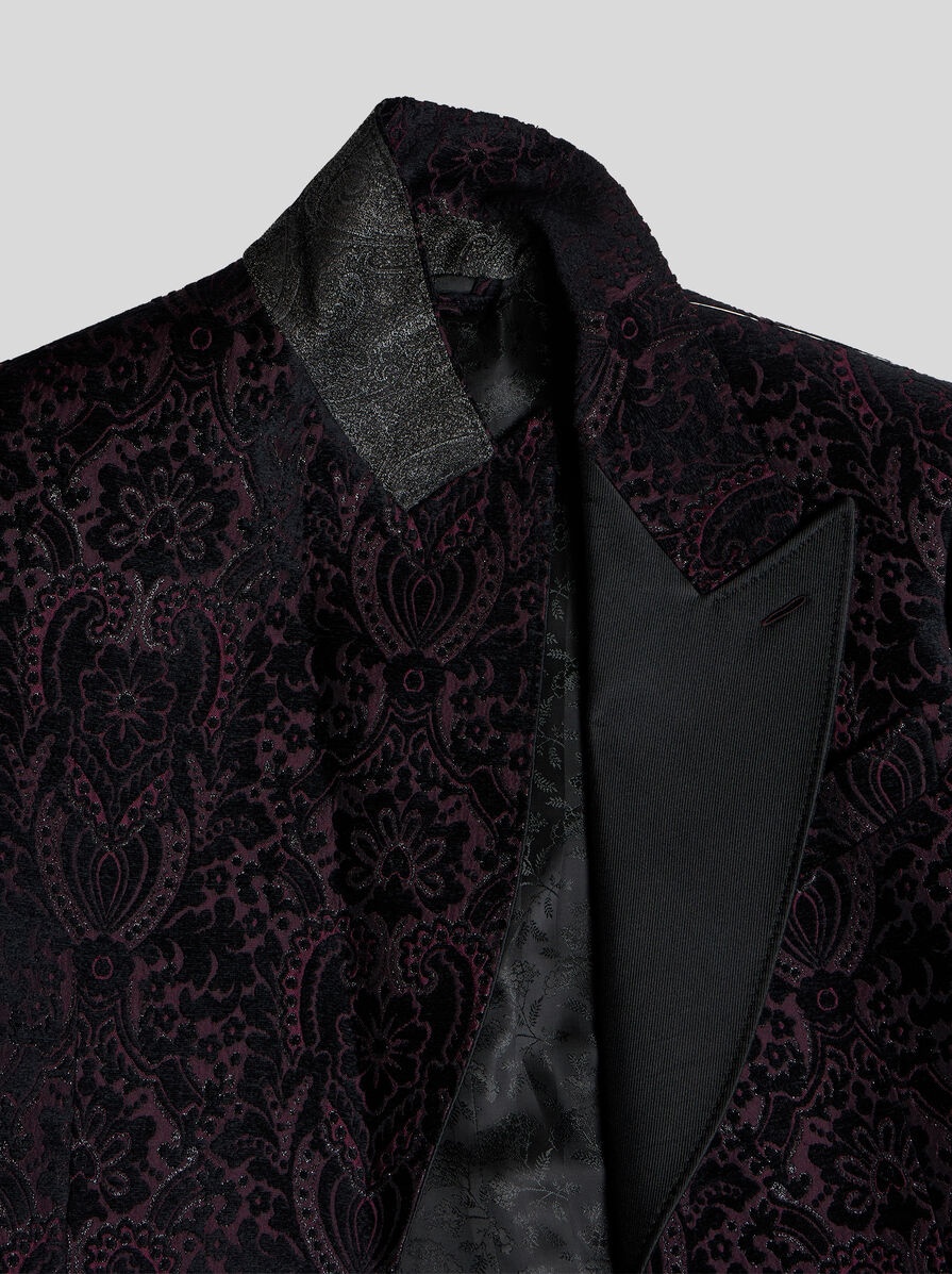 VELVET JACQUARD BLAZER - 9