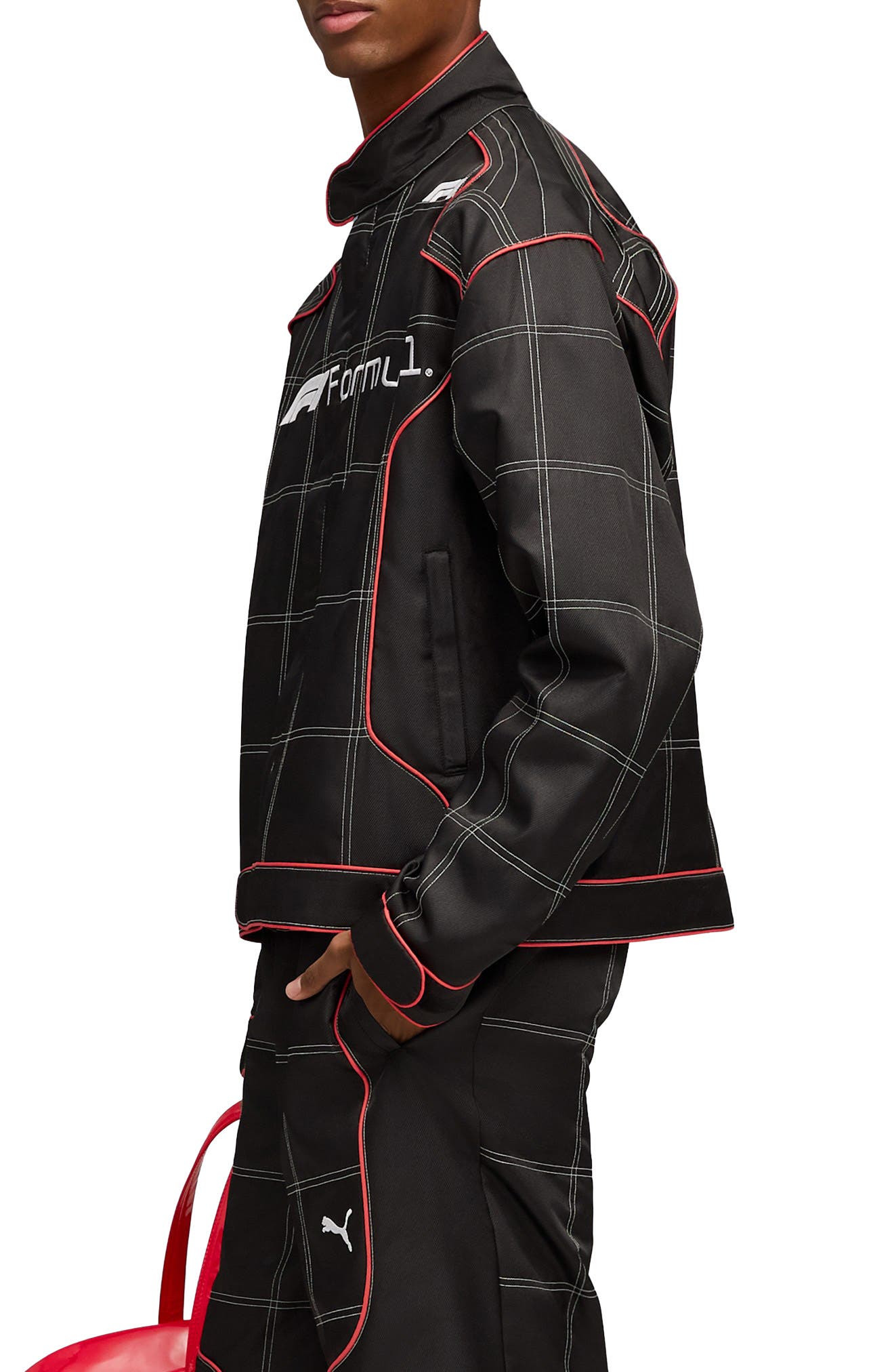 PUMA F1 Lifestyle Racing Jacket in Puma Black at Nordstrom - 3