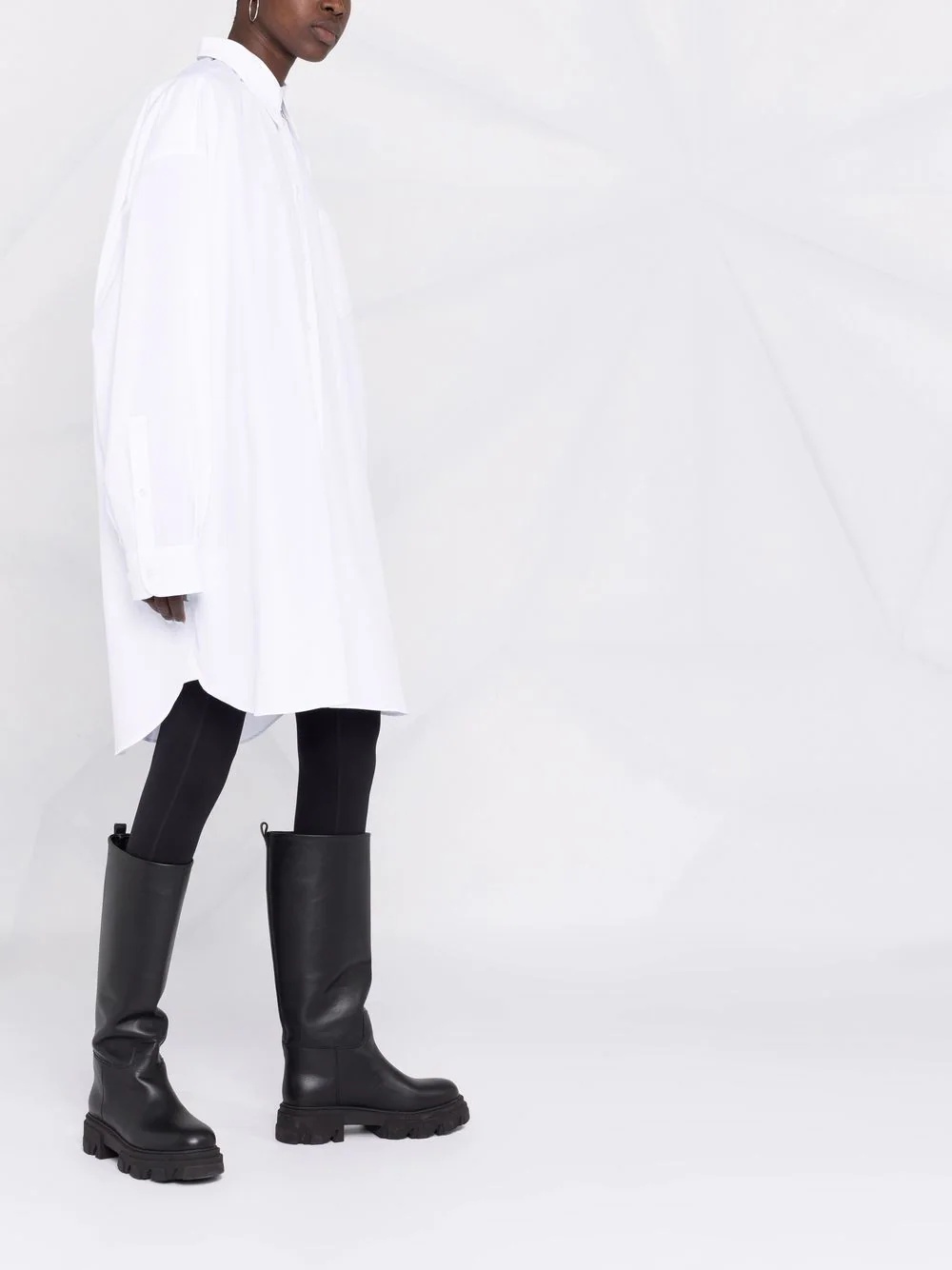 oversized cotton shirt - 6