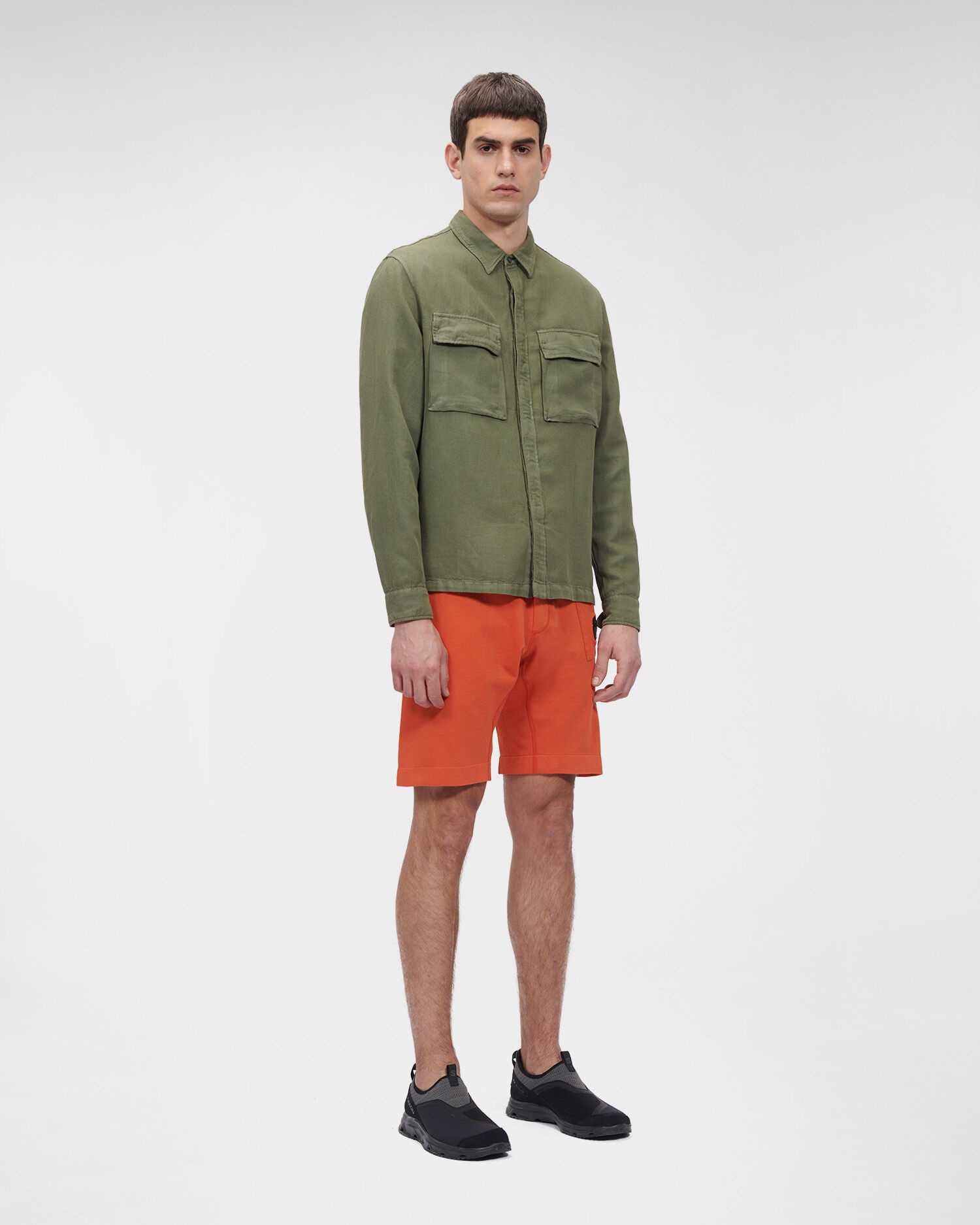 Broken Lino Cotone Pockets Shirt - 3