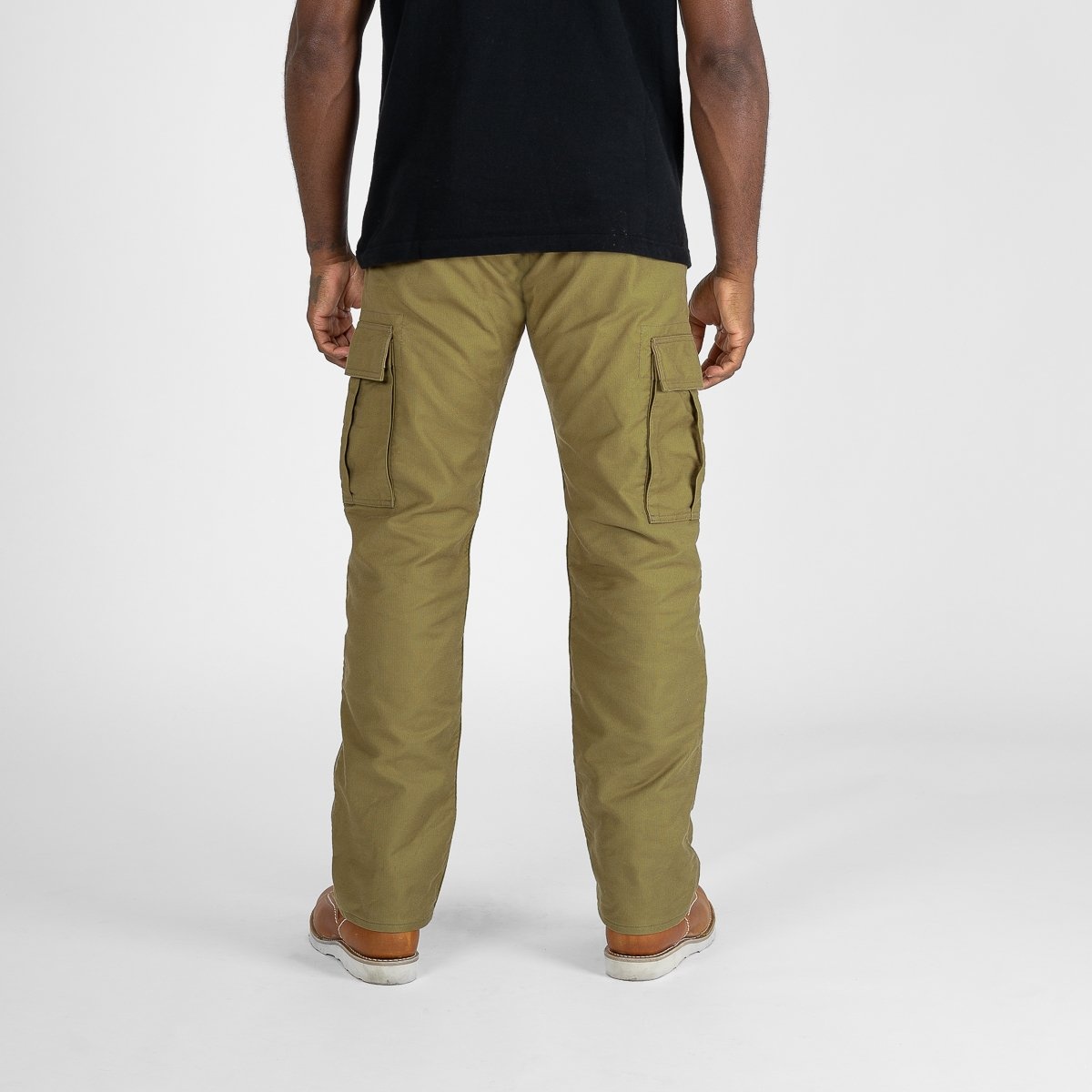 IH-738-KHA Whipcord Cargo Pants - Khaki - 3