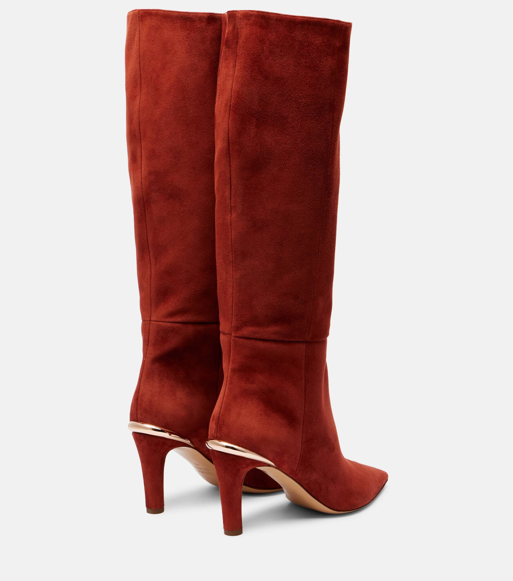 Aura knee-high suede boots - 2