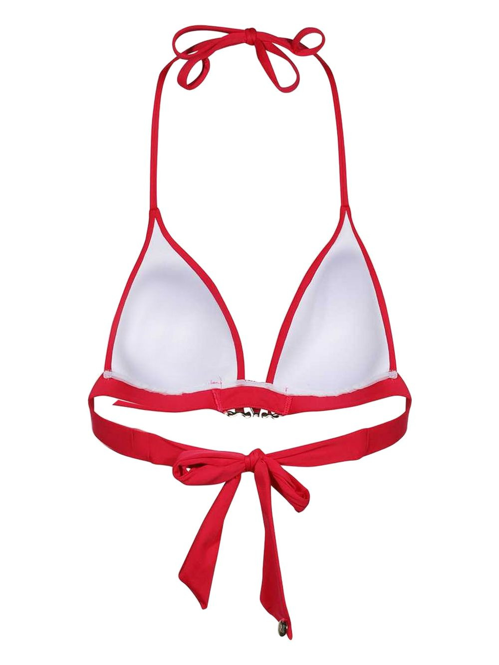 logo-plaque triangle bikini top - 2